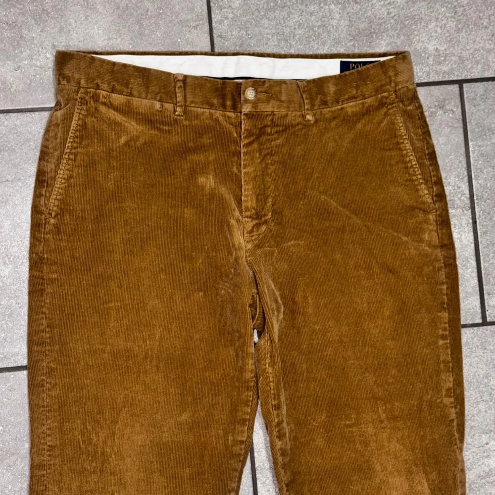 Polo Ralph Lauren Corduroy Pants Men 34/34‎ Brown Excellent Stretch Classic Fit